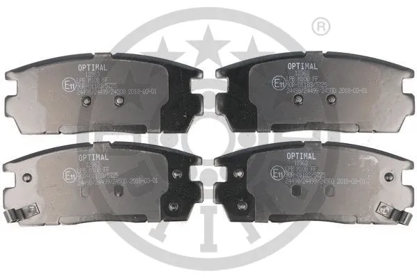 Brake Pad Set, disc brake (BP-12363)