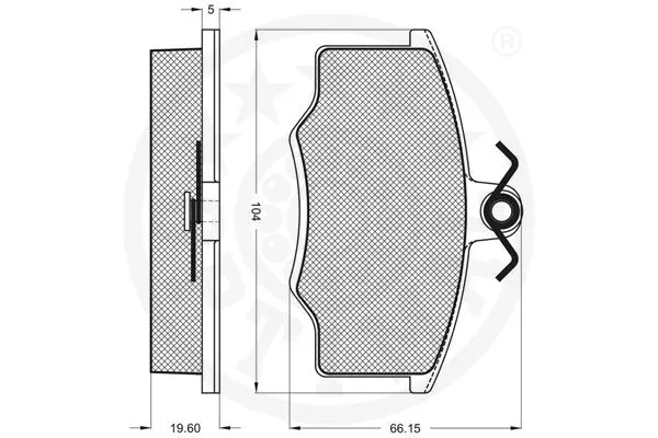 Brake Pad Set, disc brake