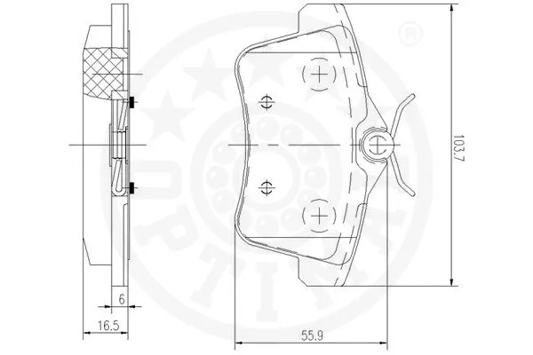Brake Pad Set, disc brake