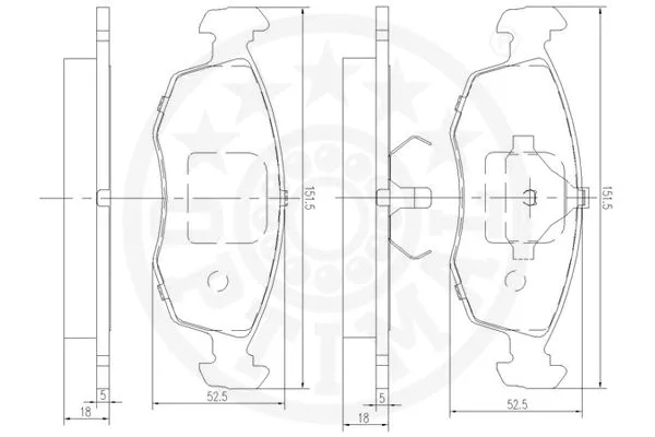 Brake Pad Set, disc brake