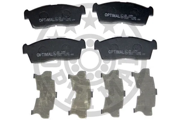 Brake Pad Set, disc brake (BP-12415)