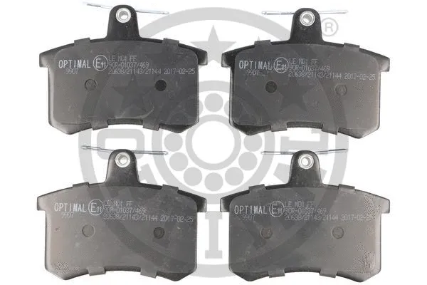 Brake Pad Set, disc brake (9907)