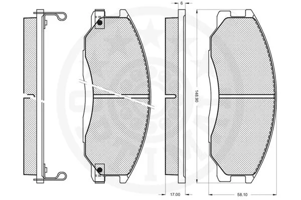 Brake Pad Set, disc brake