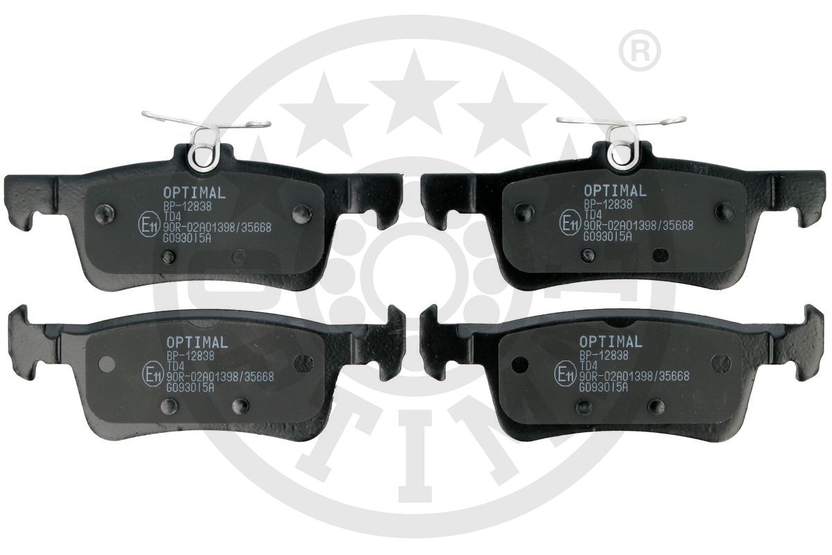 Brake Pad Set, disc brake (BP-12838)