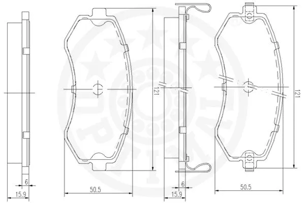 Brake Pad Set, disc brake