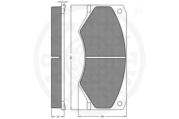 Brake Pad Set, disc brake