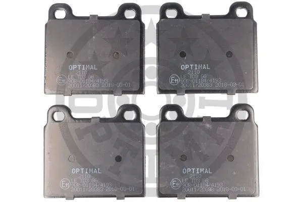 Brake Pad Set, disc brake (BP-02110)