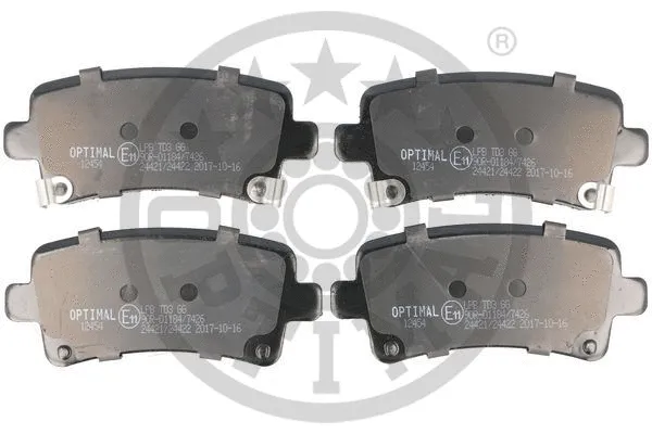 Brake Pad Set, disc brake (BP-12454)