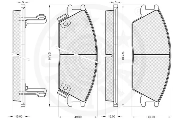 Brake Pad Set, disc brake