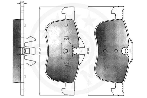 Brake Pad Set, disc brake