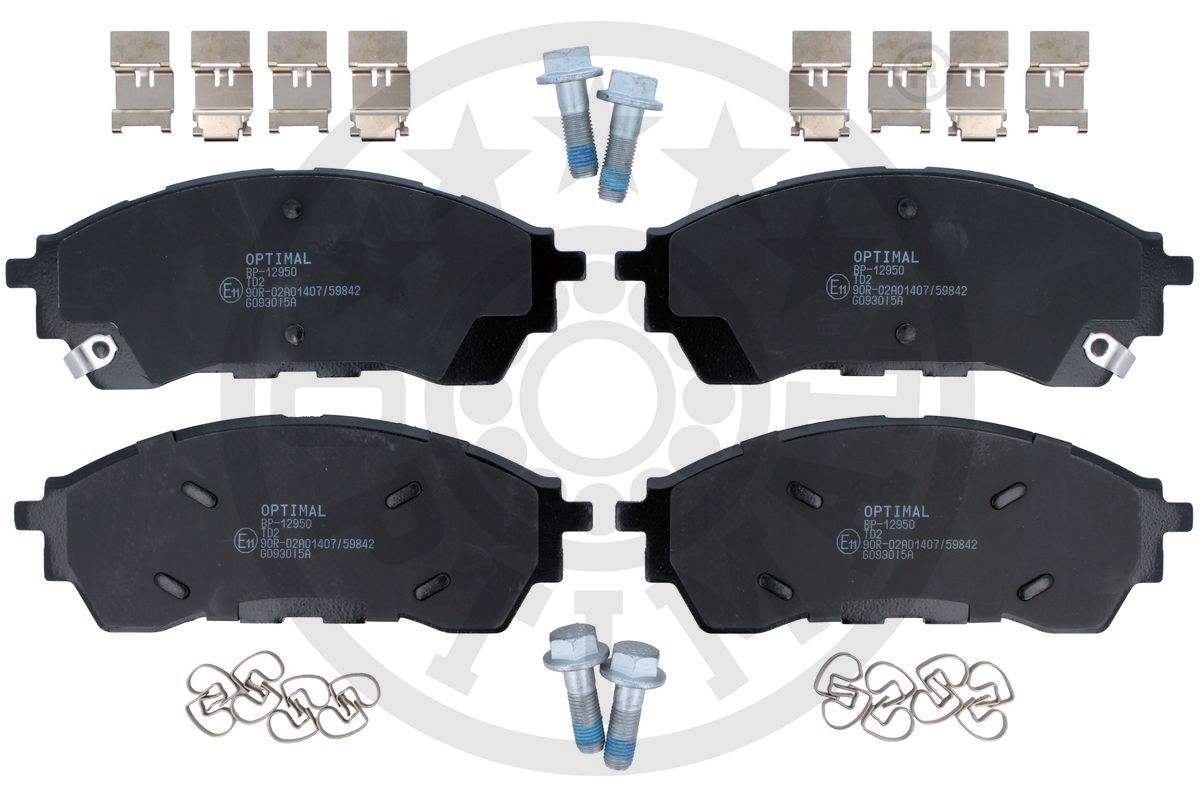 Brake Pad Set, disc brake (BP-12950)