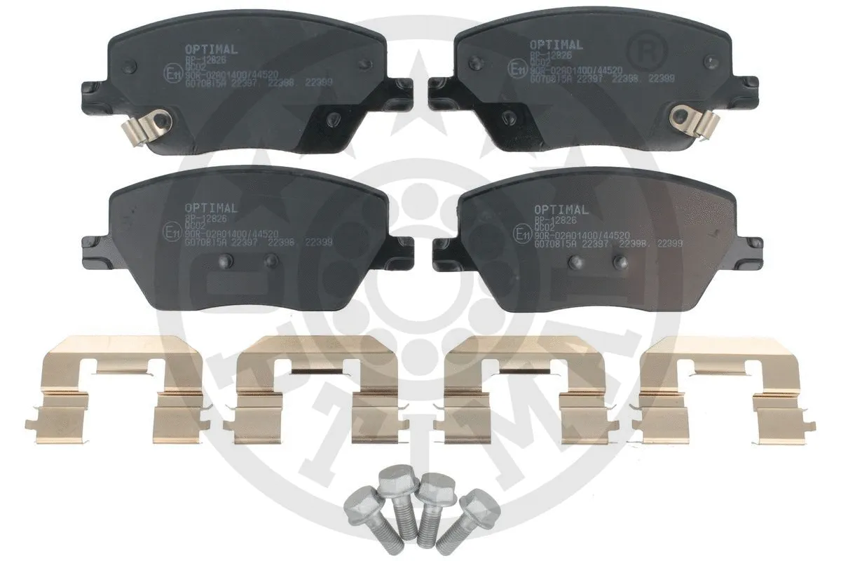 Brake Pad Set, disc brake (BP-12826)