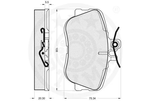 Brake Pad Set, disc brake