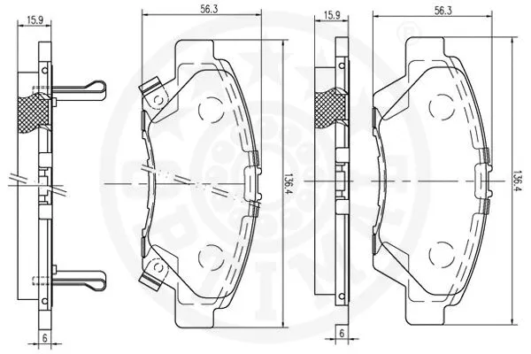 Brake Pad Set, disc brake