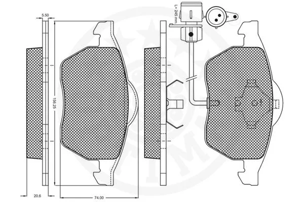Brake Pad Set, disc brake