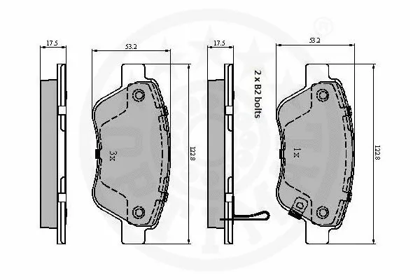 Brake Pad Set, disc brake