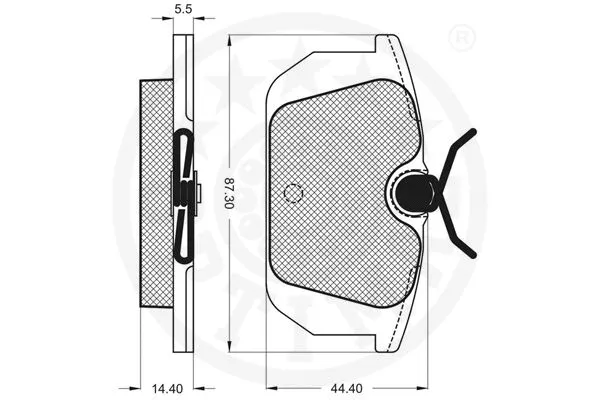 Brake Pad Set, disc brake