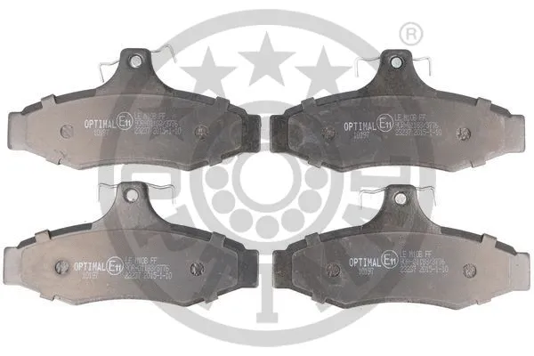 Brake Pad Set, disc brake (10197)