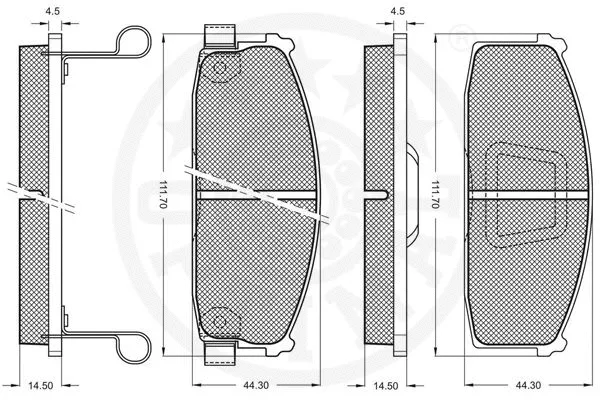 Brake Pad Set, disc brake