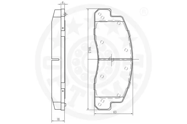 Brake Pad Set, disc brake