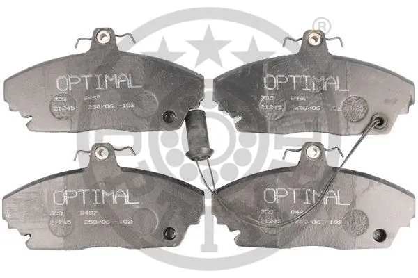 Brake Pad Set, disc brake (9497)