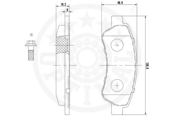 Brake Pad Set, disc brake