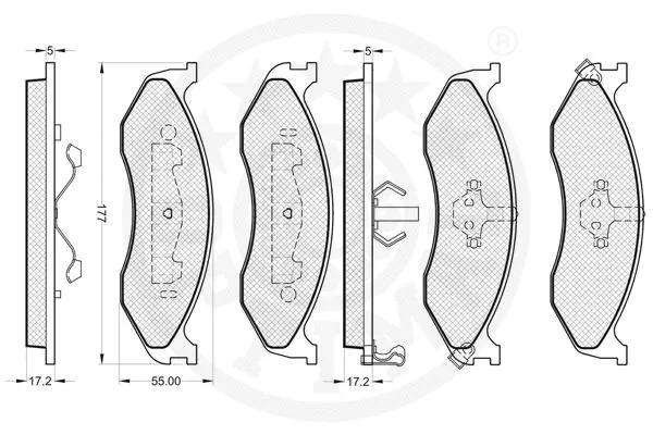 Brake Pad Set, disc brake