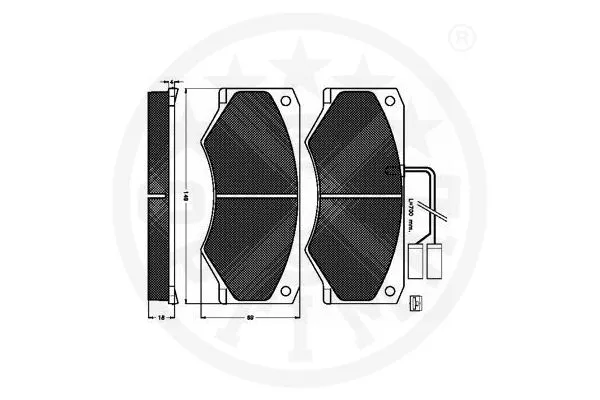 Brake Pad Set, disc brake