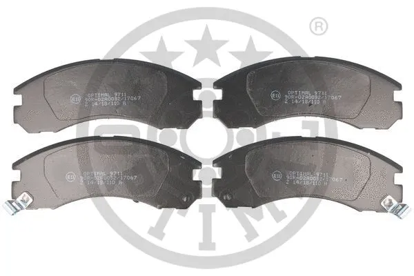 Brake Pad Set, disc brake (BP-09711)
