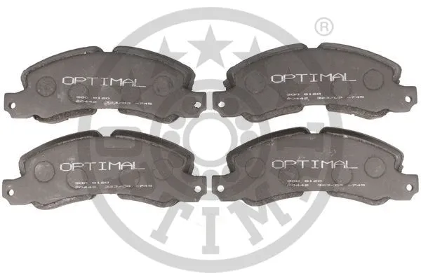 Brake Pad Set, disc brake (8120)