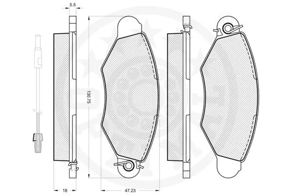 Brake Pad Set, disc brake
