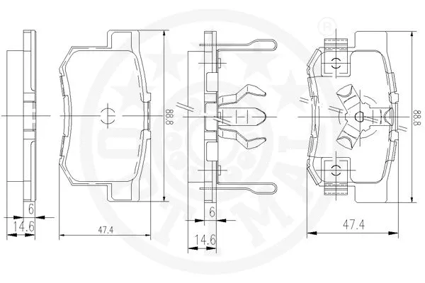 Brake Pad Set, disc brake