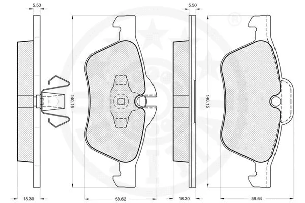 Brake Pad Set, disc brake