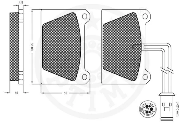 Brake Pad Set, disc brake