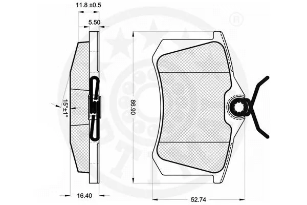 Brake Pad Set, disc brake