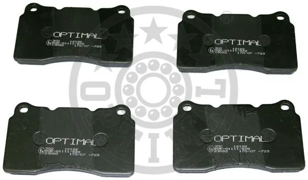 Brake Pad Set, disc brake (12166)