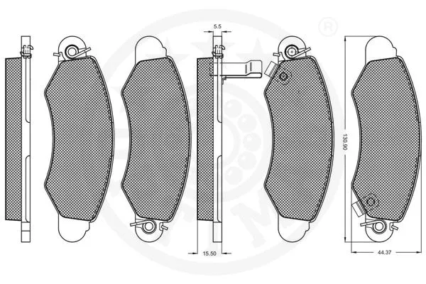 Brake Pad Set, disc brake
