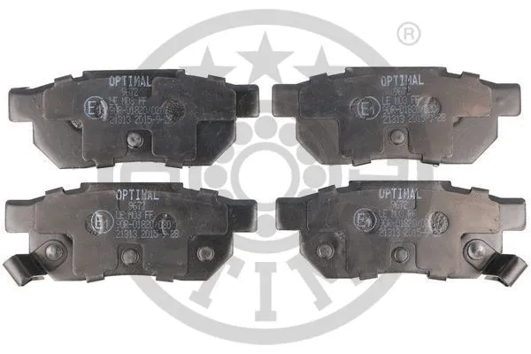 Brake Pad Set, disc brake (BP-09672)