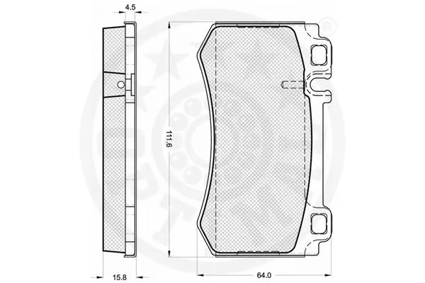 Brake Pad Set, disc brake