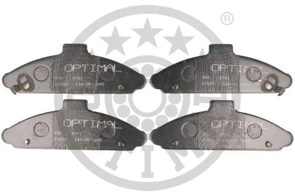 Brake Pad Set, disc brake (9791)