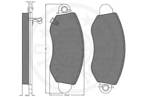Brake Pad Set, disc brake