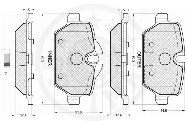 Brake Pad Set, disc brake