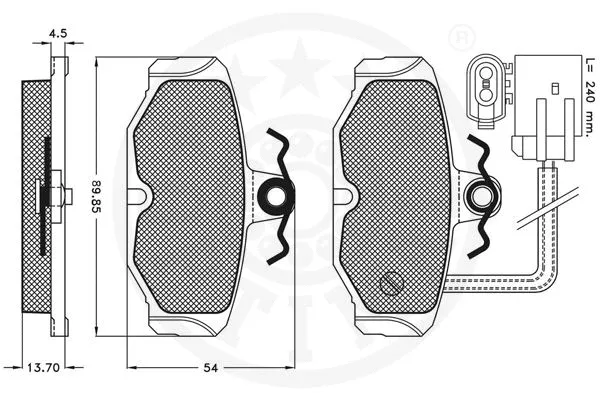 Brake Pad Set, disc brake