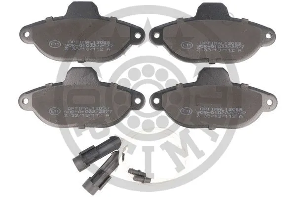 Brake Pad Set, disc brake (12058)