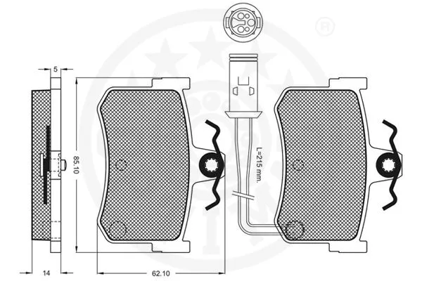 Brake Pad Set, disc brake