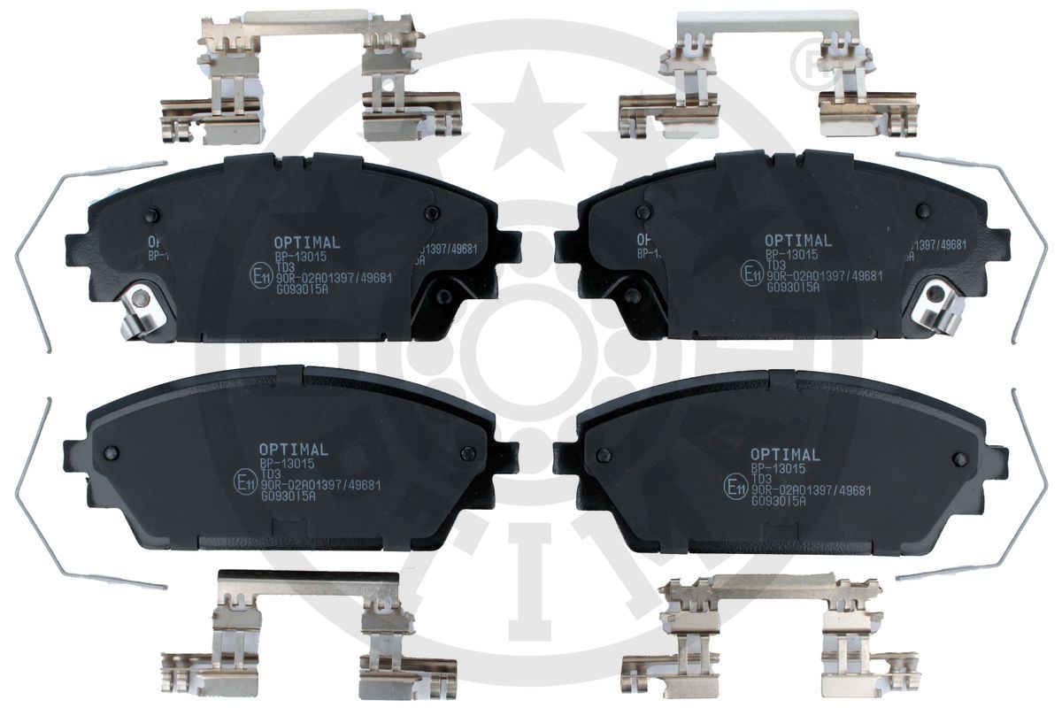 Brake Pad Set, disc brake (BP-13015)