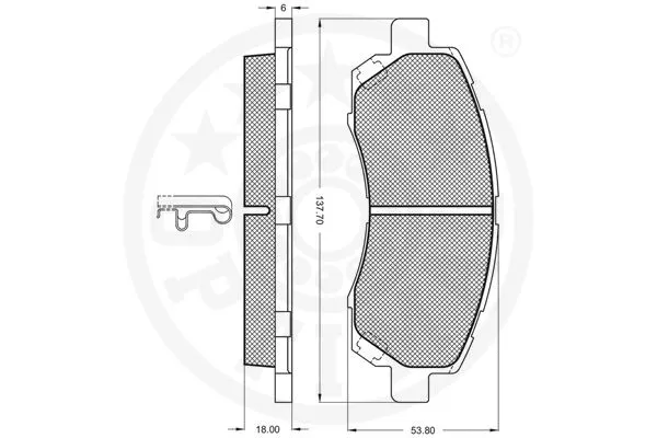 Brake Pad Set, disc brake