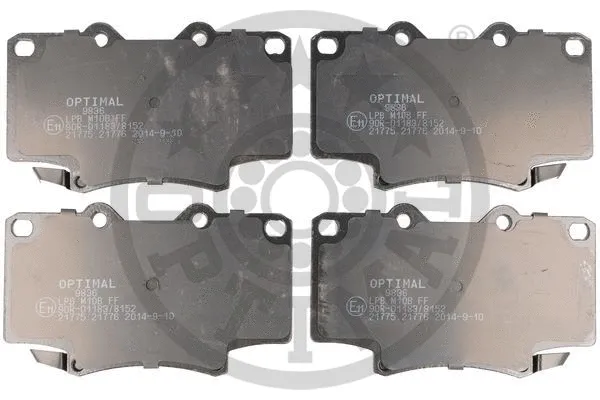 Brake Pad Set, disc brake (9836)
