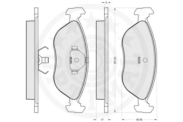 Brake Pad Set, disc brake
