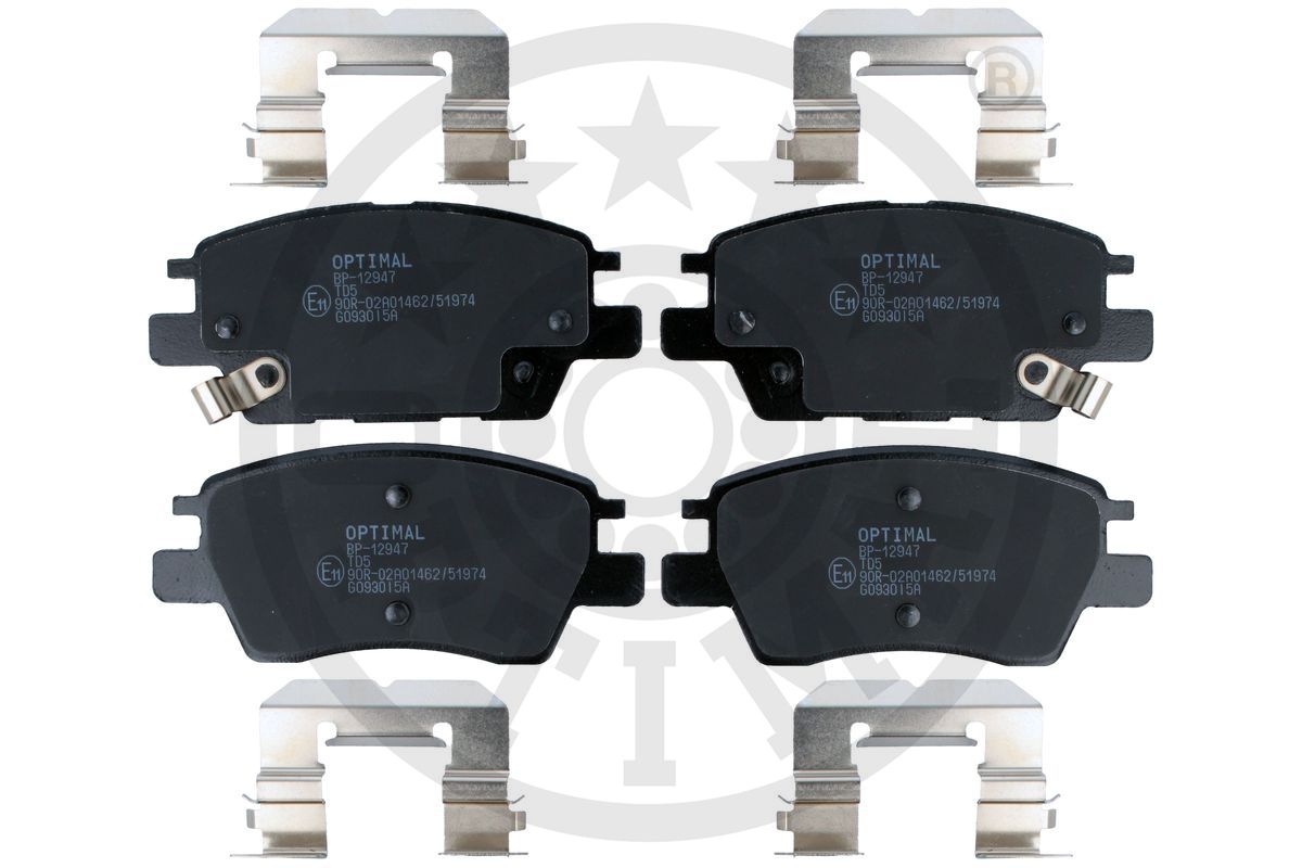Brake Pad Set, disc brake (BP-12947)